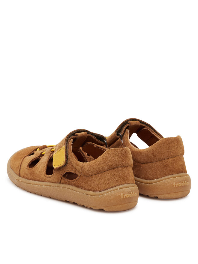 Froddo Сандали Froddo Barefoot Elastic Sandal G3150262-3 D Кафяв