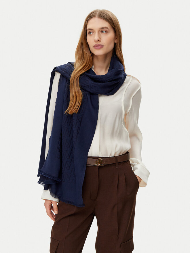 LAUREN RALPH LAUREN Šalle LAUREN RALPH LAUREN 454937219001 Tumši zils