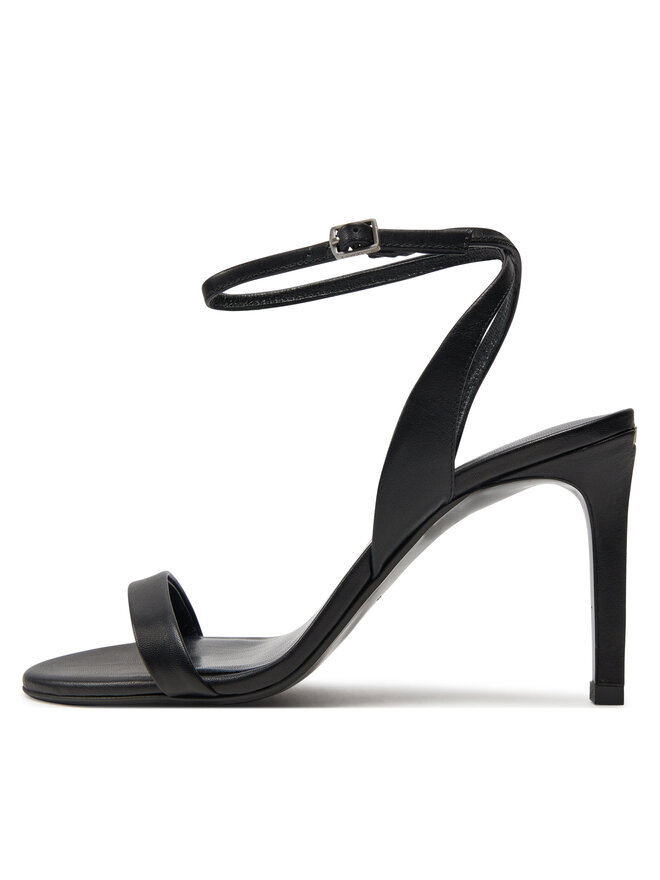 Calvin Klein Sandały Calvin Klein Heel Sandal 90 Lth HW0HW01945 Czarny