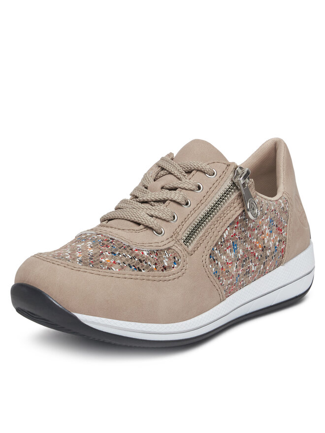 Rieker Sneakersy Rieker N1112-62 Beżowy