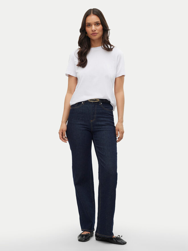 Vero Moda Vero Moda Marškinėliai Paulina 10316991 Balta Regular Fit