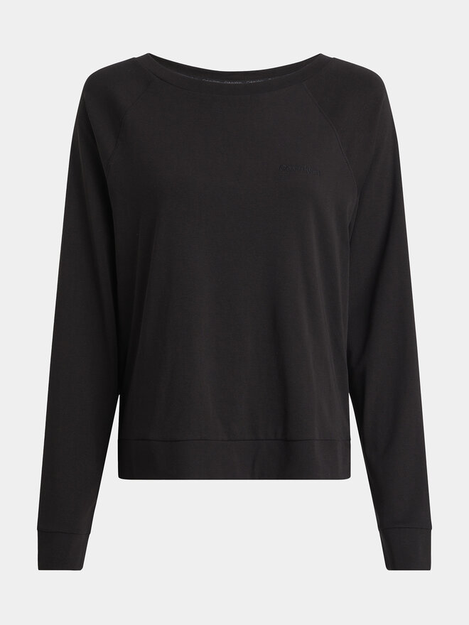Calvin Klein Underwear Calvin Klein Underwear Pyjama-Bluse 000QS7003E Schwarz Regular Fit
