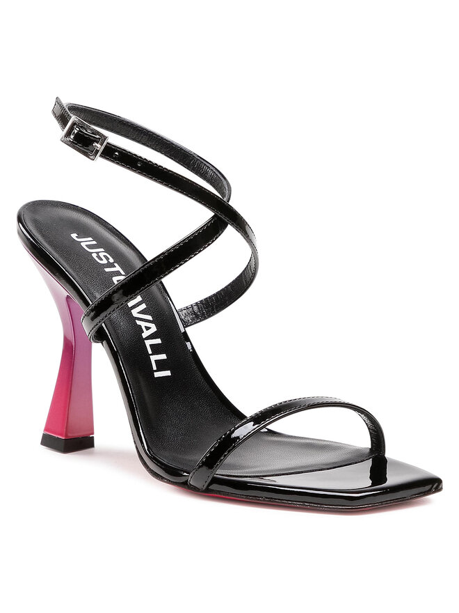 Just Cavalli Сандали Just Cavalli S09WP0108 Черен