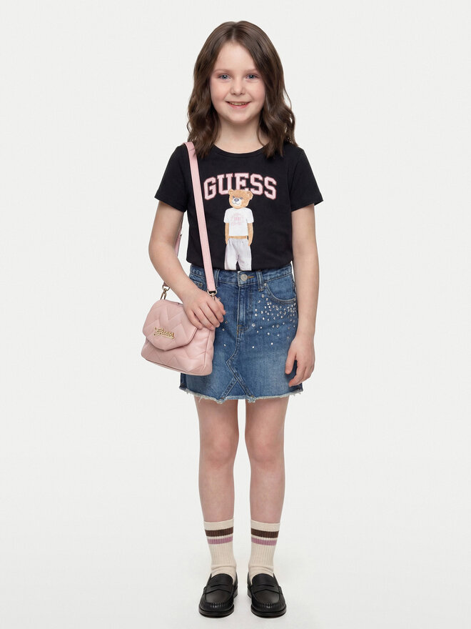 Guess Guess T-Shirt J6YI08 K3710 Schwarz Regular Fit