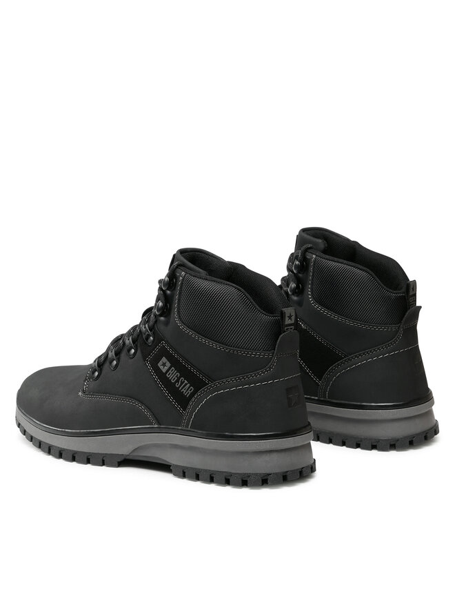 Big Star Shoes Trapper stila apavi Big Star Shoes MM174019 Melns