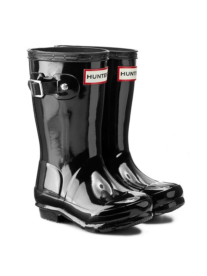 Hunter Cizme de cauciuc Hunter Orginal Kids Gloss JFT6000RGL Negru