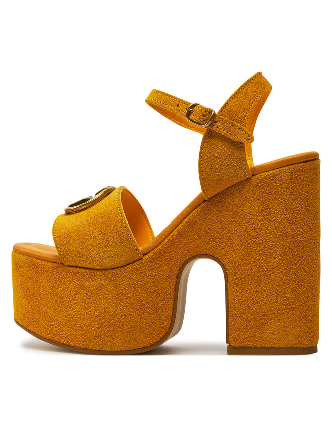 Guess Sandały Guess Clody FLJCLO SUE04 Żółty
