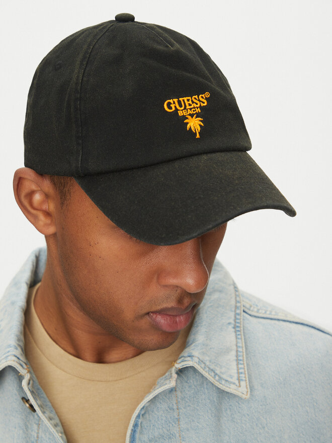 Guess Шапка с козирка Guess F5GZ00 WO07T Черен