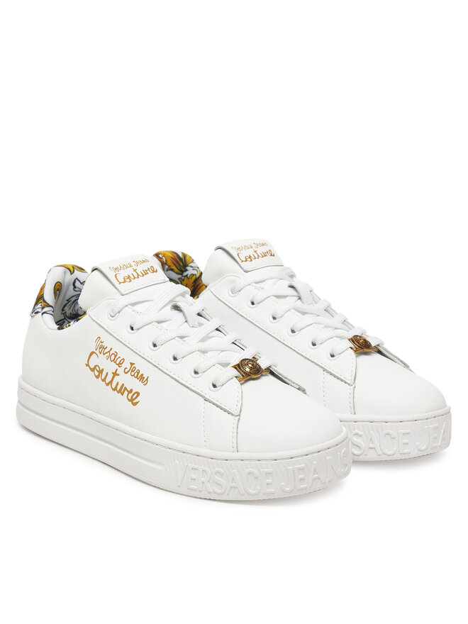 Versace Jeans Couture Sneakersy Versace Jeans Couture 78VA3SKL Biały