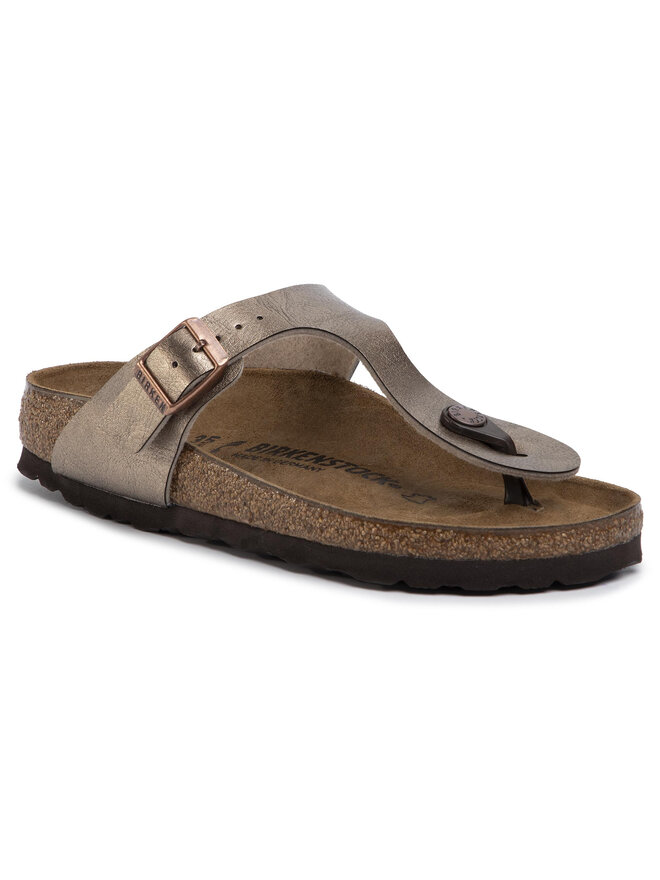 Birkenstock Japonki Birkenstock Gizeh Bs 1016145 Brązowy