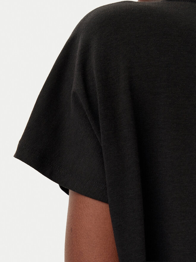 Liu Jo Sport Liu Jo Sport Póló TA5268 JS005 Fekete Regular Fit