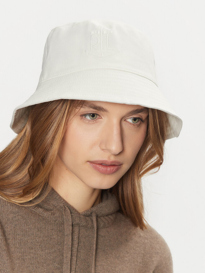 LAUREN RALPH LAUREN Kapelusz LAUREN RALPH LAUREN 454966225001 Biały