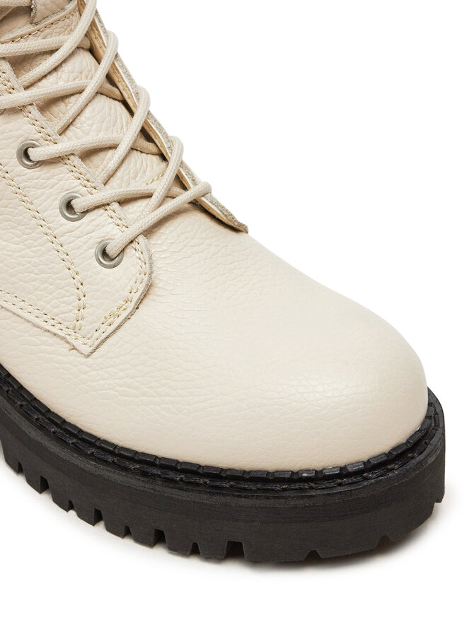 Tommy Jeans Īsie zābaki Tommy Jeans Tjw Urban Boot Tumbled EN0EN02317 Bēšs