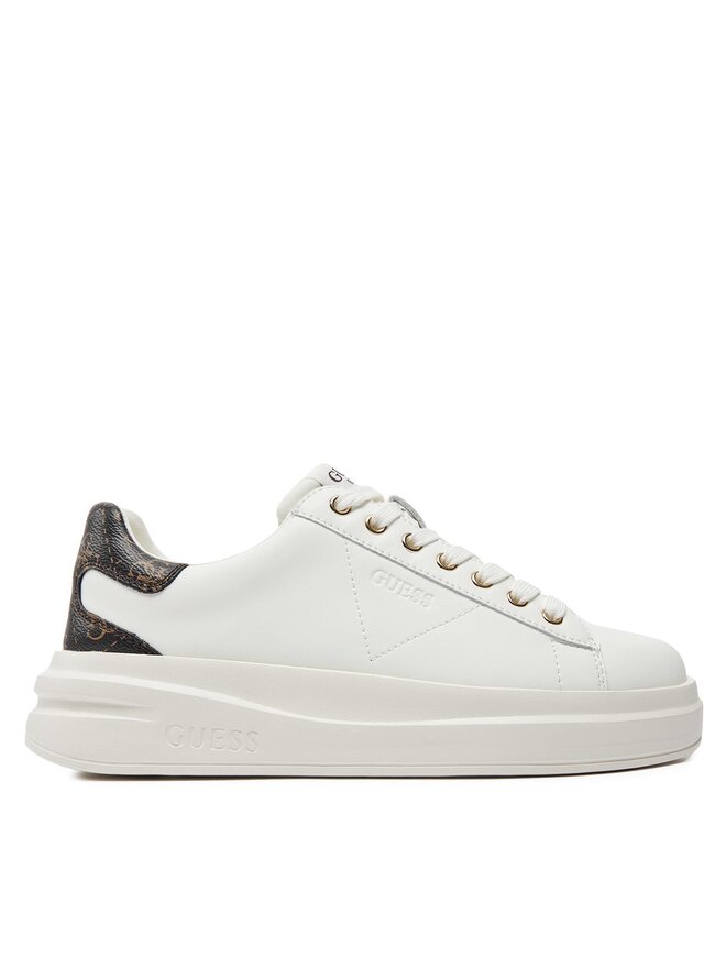 Guess Sneakersy Guess FLJELB FAL12 Biela