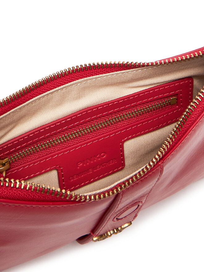 PINKO Handtasche PINKO Arthemis Shoulder Mini AI 24-25 PLTT 103512 A29V Rot