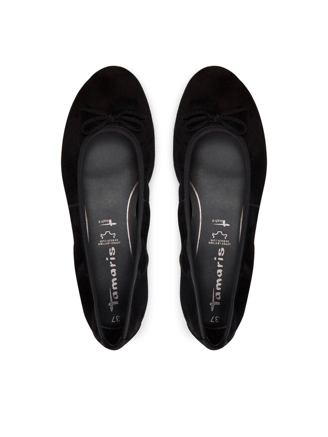 Tamaris Ballerina 1-22166-44 445 Damen Frauen Schuhe Leder M2216644 Tan Comb - View #5