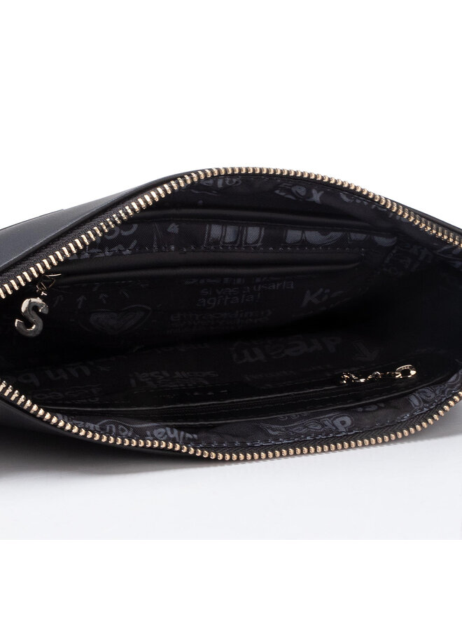 Desigual Handtasche Desigual 19WAXPCA Schwarz