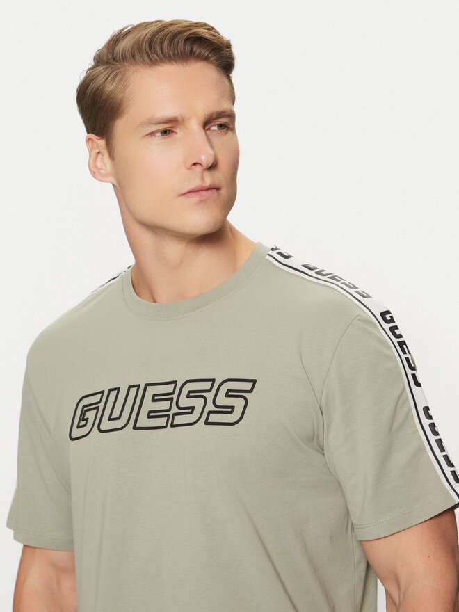 Guess Guess Футболка Z4GI18 J1314 Зелений Regular Fit