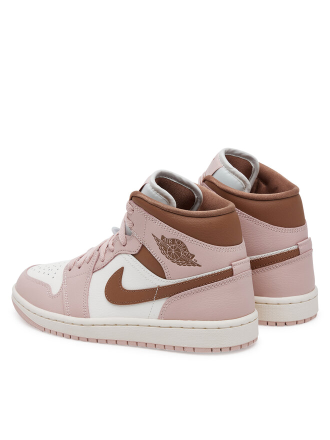 Nike Sneakersy Nike Wmns Air Jordan 1 Mid BQ6472 620 Biały