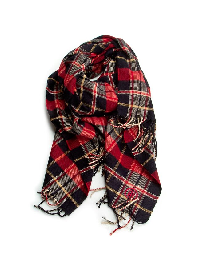 Tommy Hilfiger Schal Tommy Hilfiger Winter Check Woven Scarf AW0AW03327 901