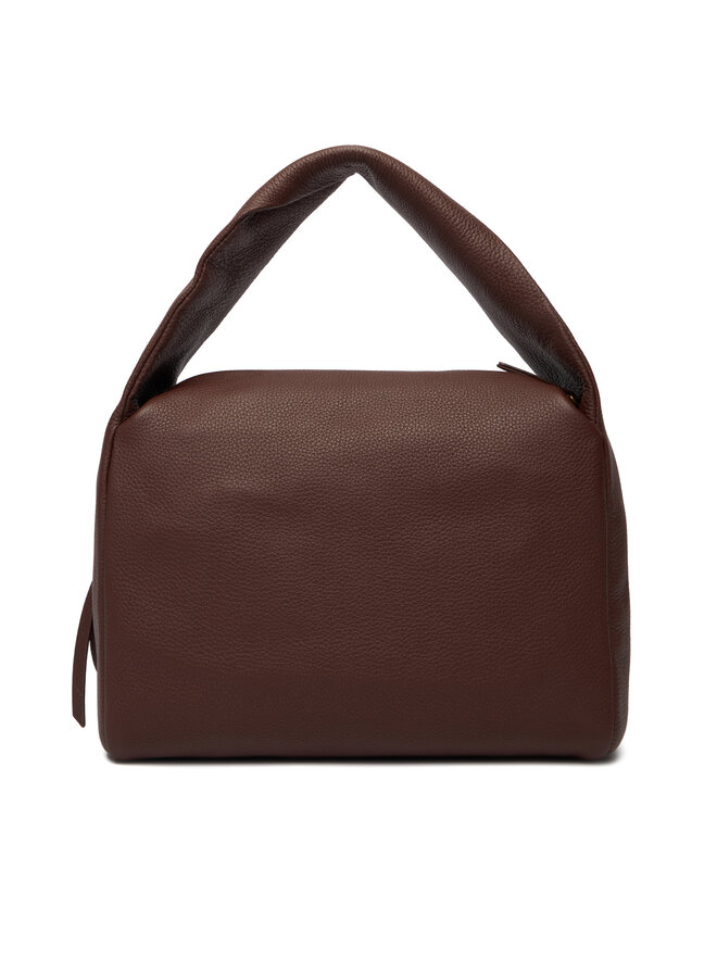 Tommy Hilfiger Handtasche Tommy Hilfiger City Leather Shoulder Bag AW0AW18152 Braun