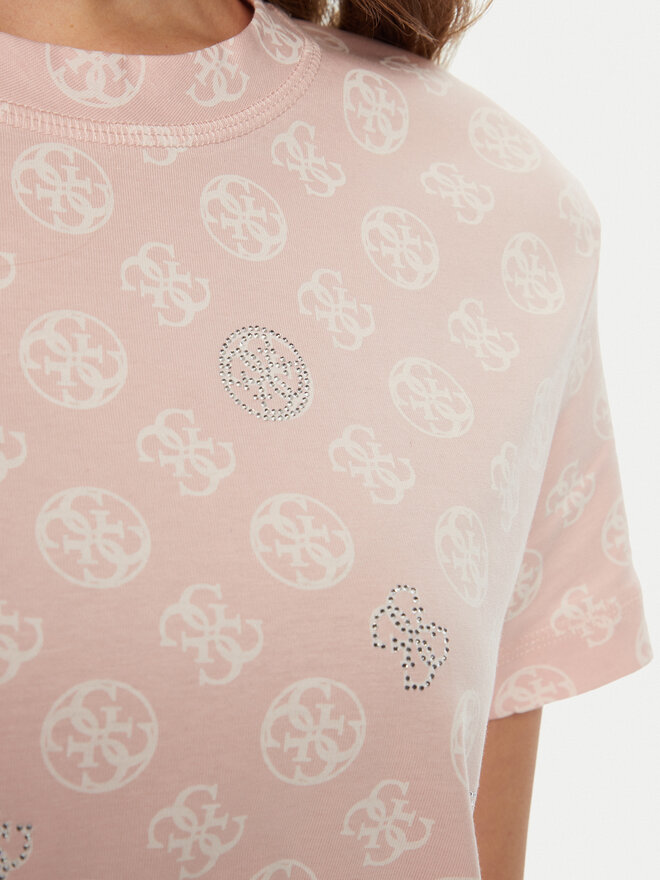 Guess Guess Camiseta V4YI04 I3Z14 Rosa Regular Fit