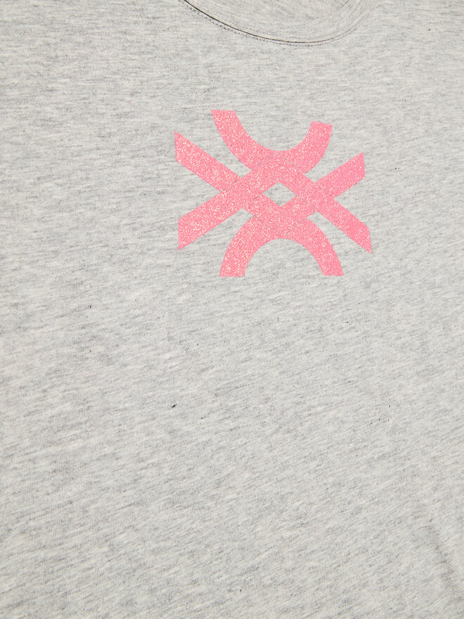 United Colors Of Benetton United Colors Of Benetton T-Shirt 3I1XC10C0 Grau Regular Fit