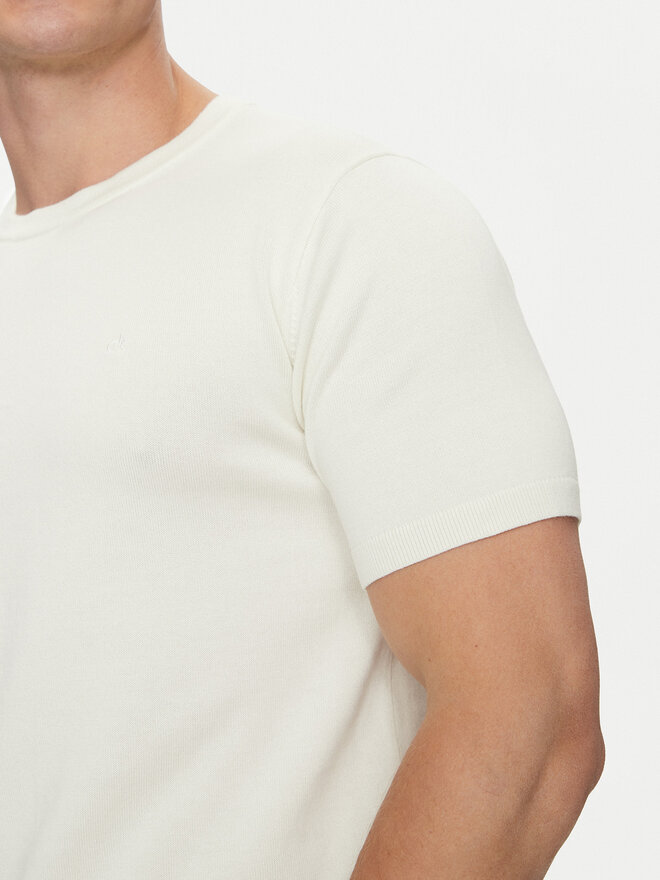 Calvin Klein Calvin Klein Camiseta K10K114485 Écru Regular Fit