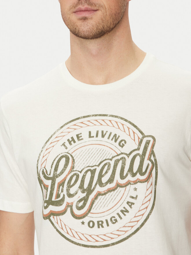 Blend Blend Camiseta 20717760 Blanco Regular Fit