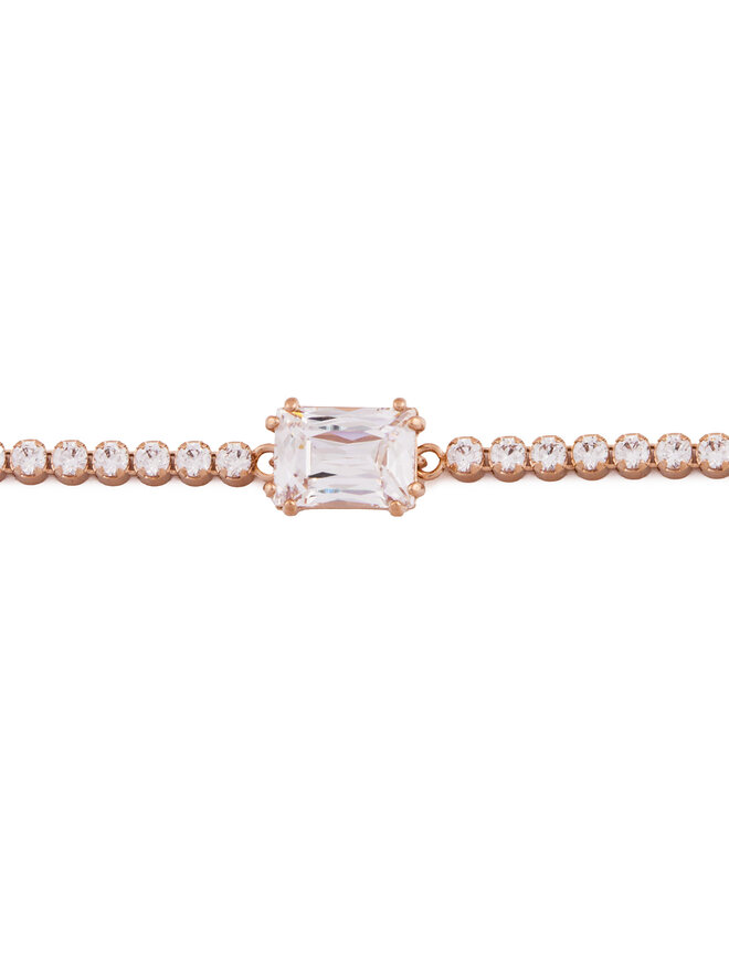 Swarovski Браслет Swarovski Tennis Matrix 5730706 Білий