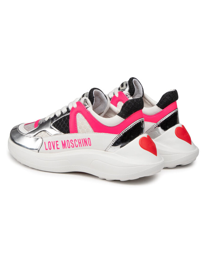 LOVE MOSCHINO Снікерcи LOVE MOSCHINO JA15306G1CIV300A Білий
