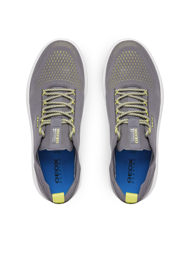 Geox Sneakersy Geox U Spherica U15BYA 0006K C9002 Šedá