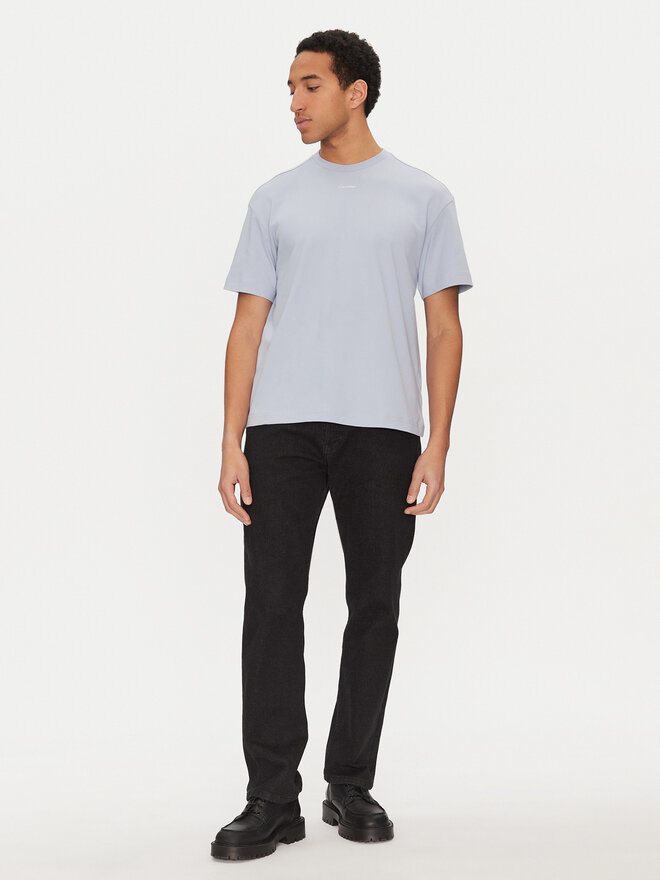 Calvin Klein Calvin Klein Póló Nano Logo K10K112487 Kék Regular Fit