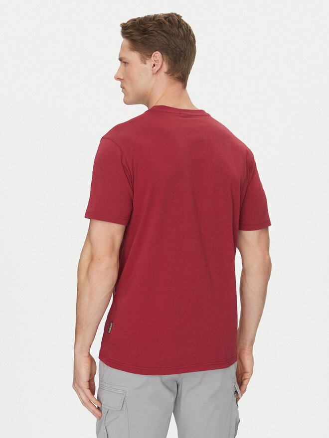 Napapijri Napapijri Camiseta Salis NP0A4H8D Rojo Regular Fit