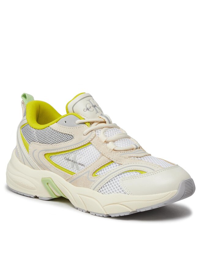Calvin Klein Jeans Сникърси Calvin Klein Jeans Retro Tennis Su-Mesh Wn YW0YW00891 Бял