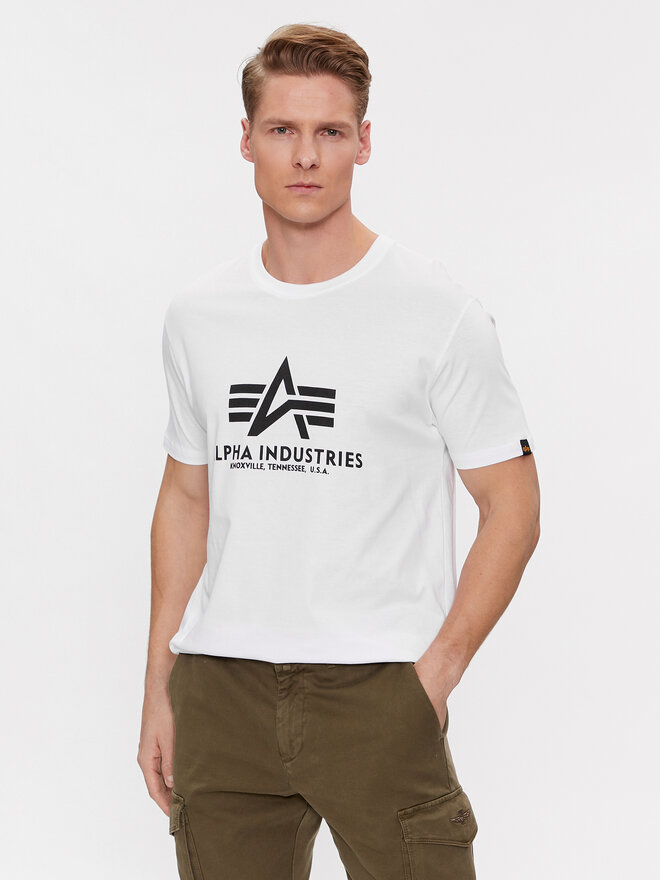 Alpha Industries Alpha Industries T-Shirt Basic 100501 Weiß Regular Fit