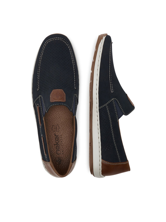 Rieker Pantofi Rieker 08866-15 Bleumarin