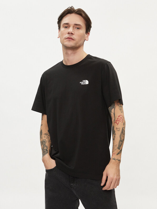 The North Face The North Face T-Shirt Simple Dome NF0A87NG Μαύρο Regular Fit