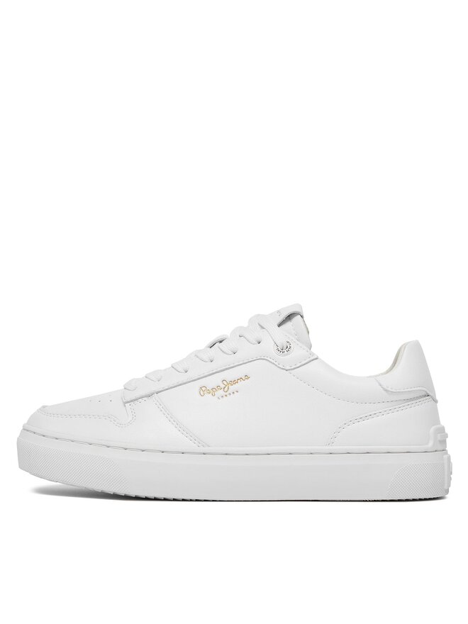 Pepe Jeans Sneakers Pepe Jeans Camden Supra W PLS00002 Bianco