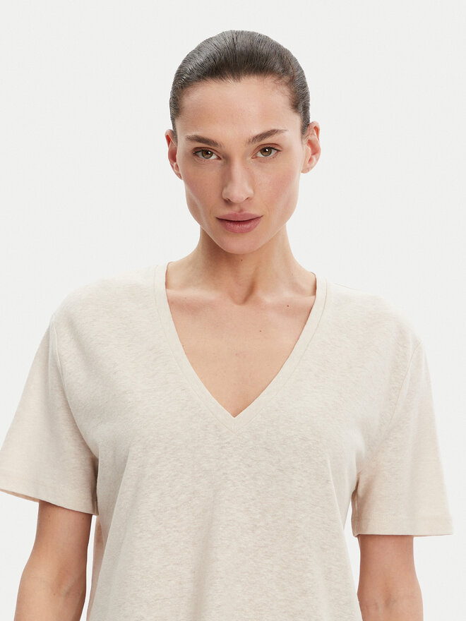 ACCESS FASHION ACCESS FASHION Marškinėliai 53-2148-611 Smėlio Regular Fit