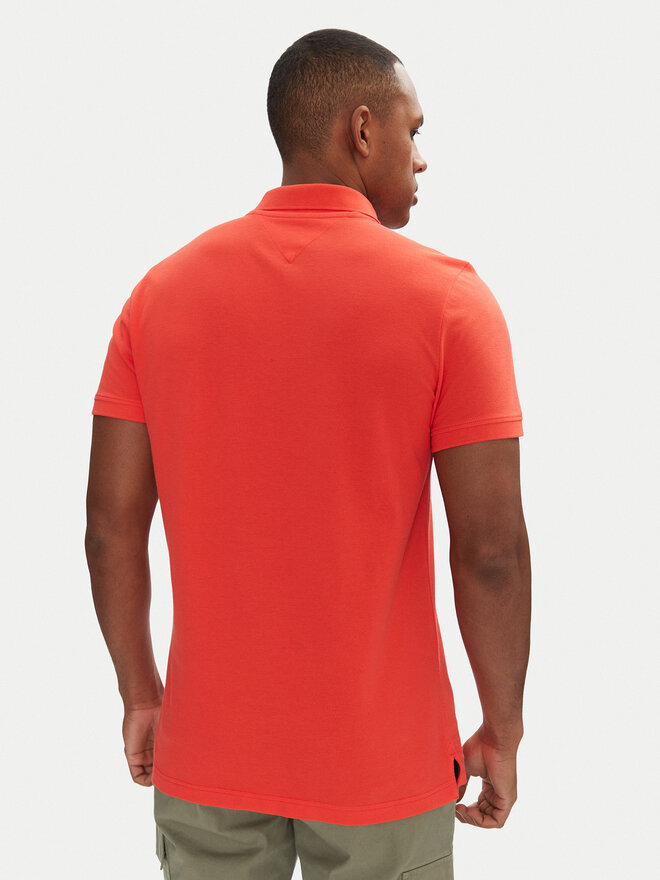 Tommy Jeans Tommy Jeans Pólóing DM0DM20676 Piros Slim Fit