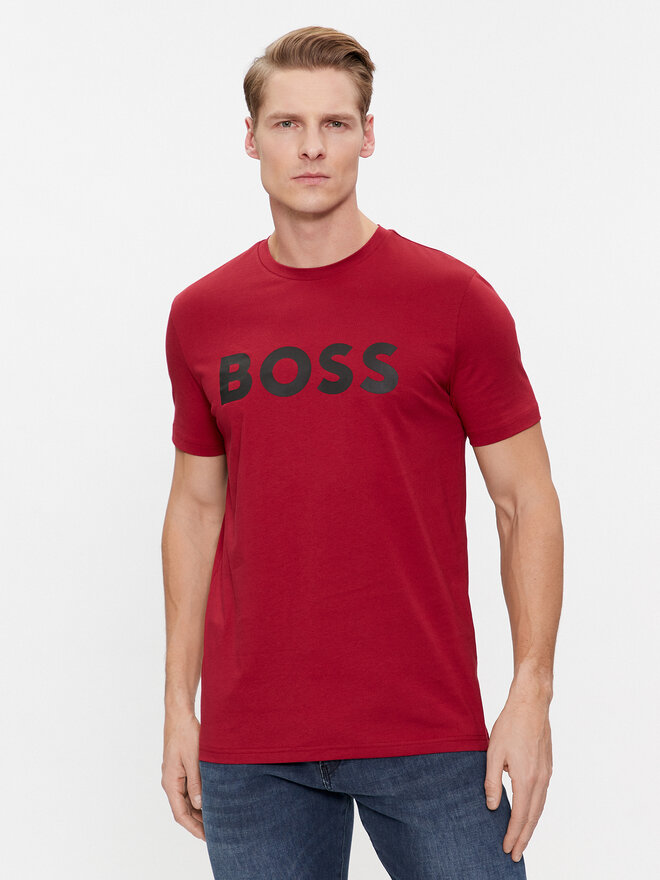 BOSS Boss T-Shirt Thinking 1 50481923 Rot Regular Fit