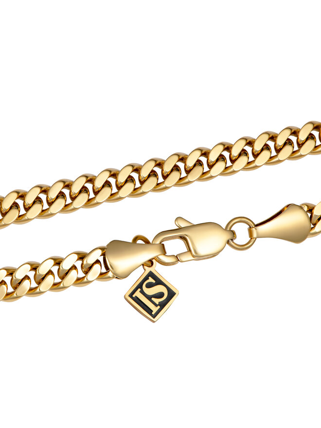 ICED STUFF Łańcuszek ICED STUFF Curb Cuban Link Złoty