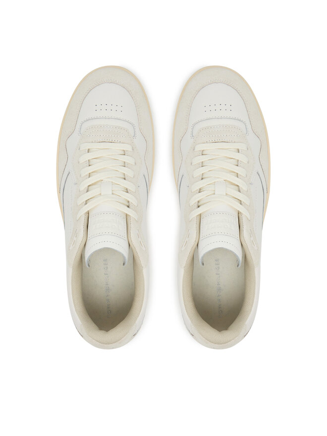 Tommy Hilfiger Sneakers Tommy Hilfiger Th Basket Better Mix FM0FM05520 Écru
