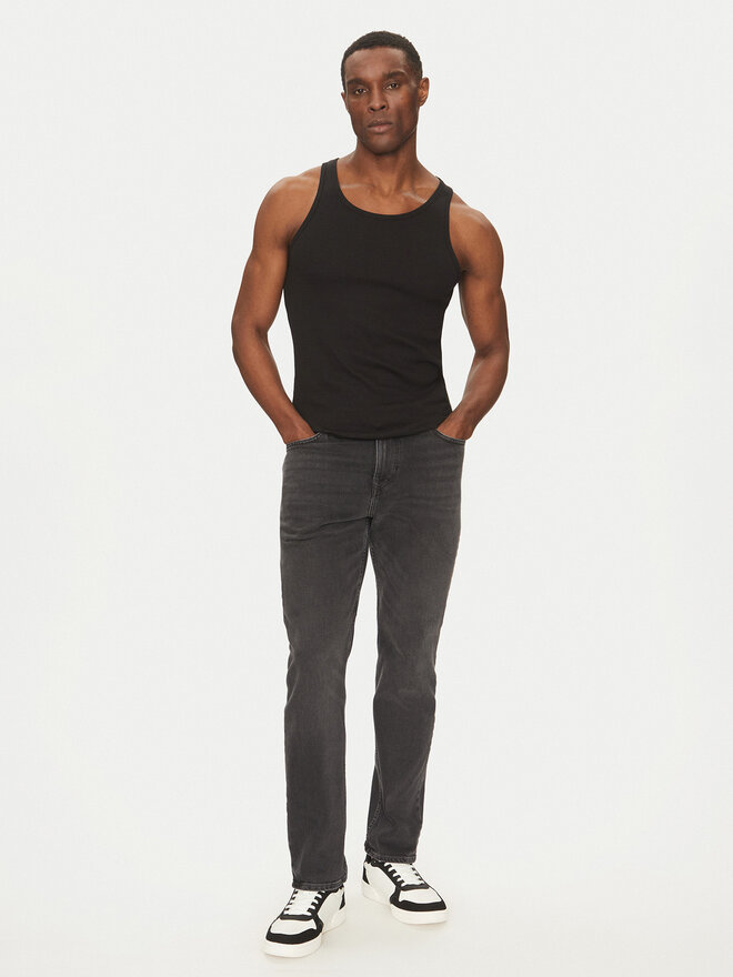 Jack&Jones Jack&Jones Trikó Islington 12273156 Fekete Slim Fit