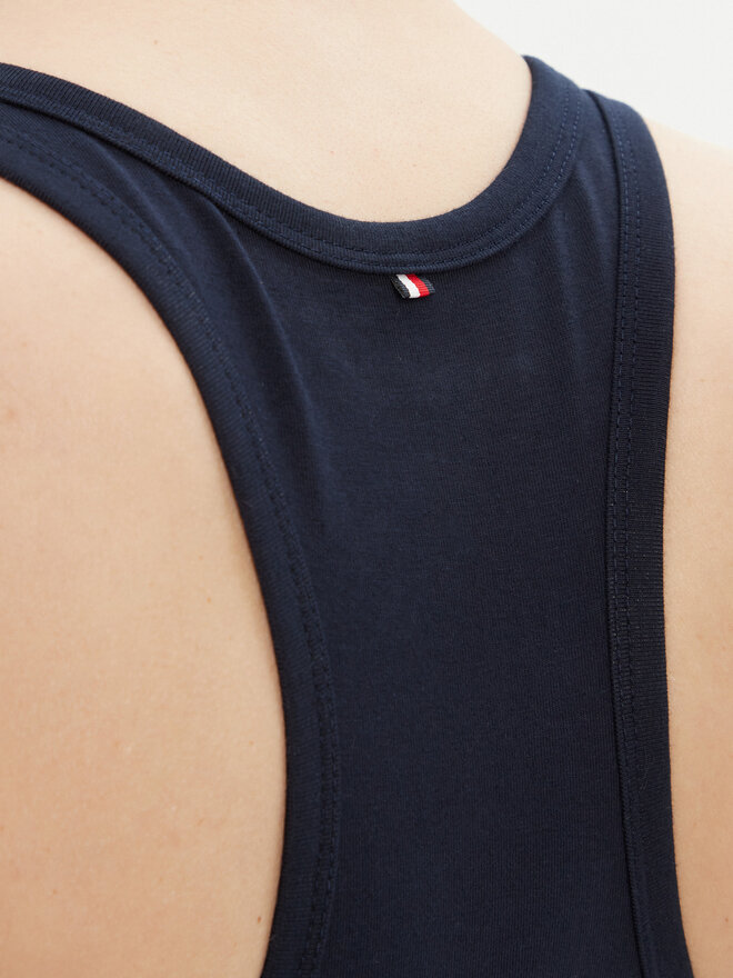 Tommy Hilfiger Tommy Hilfiger Top nedrček UW0UW05891 Mornarsko modra