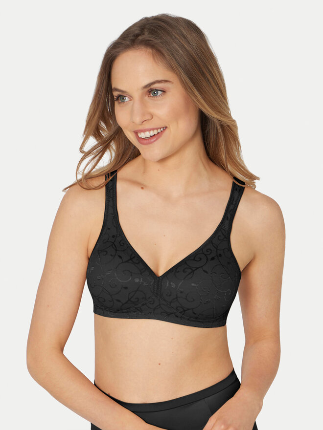 Triumph Triumph Σουτιέν χωρίς ραφές Elegant Cotton 10100175 Μαύρο
