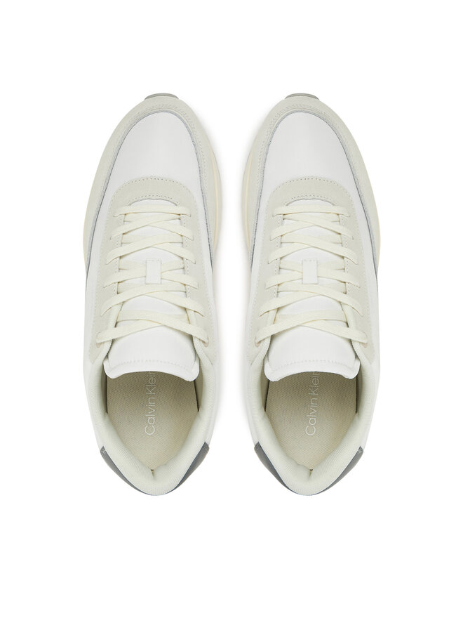 Calvin Klein Αθλητικά Calvin Klein Low Top Lace Up Repreve Mix HM0HM01714 Λευκό