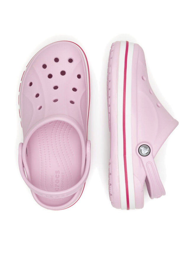 Crocs Klapki Crocs BAYABAND CLOG K 207019-6TG Różowy