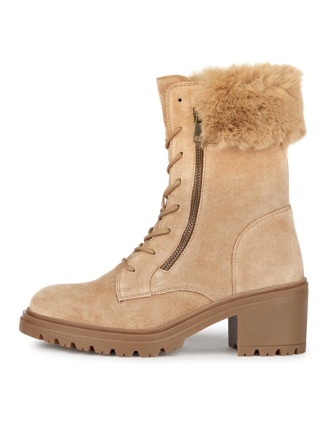 Geox Členková obuv Geox D Damiana D36QCB 022BH CS65A Hnedá